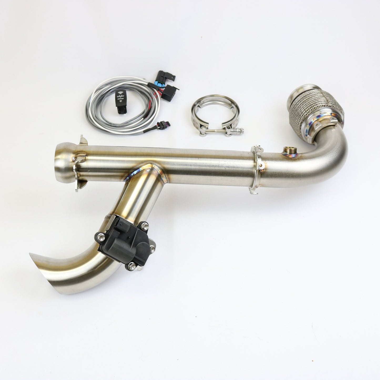 Can Am X3 "SHOCKER" Electric Side Dump Race Bypass Pipe