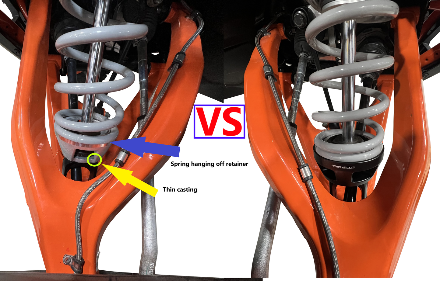 RZR Pro R & Turbo R Front Lower Spring Retainer Cup