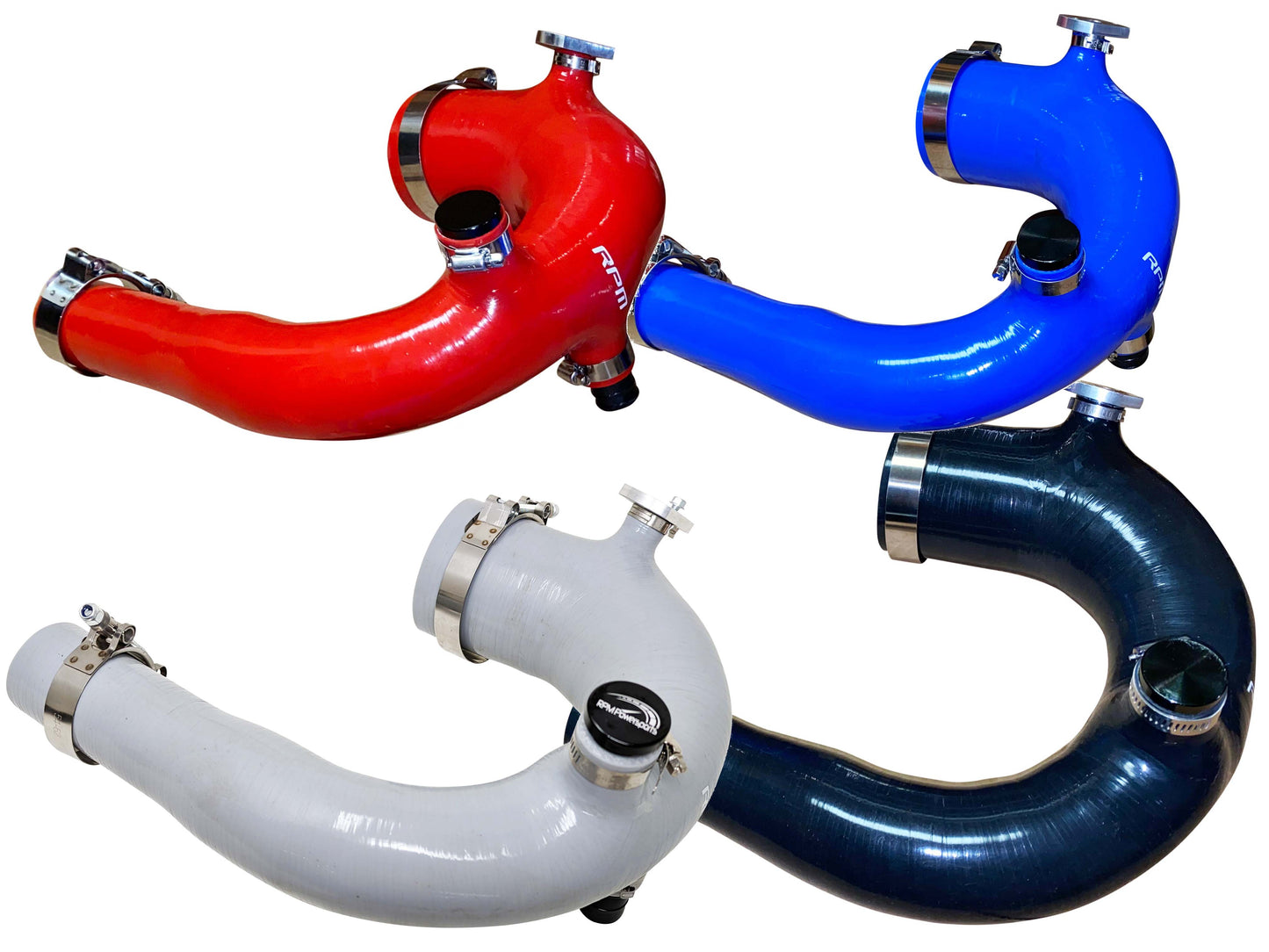 RPM-SxS Polaris RZR Pro XP TURBO & Turbo R Silicone Intake J-Tube
