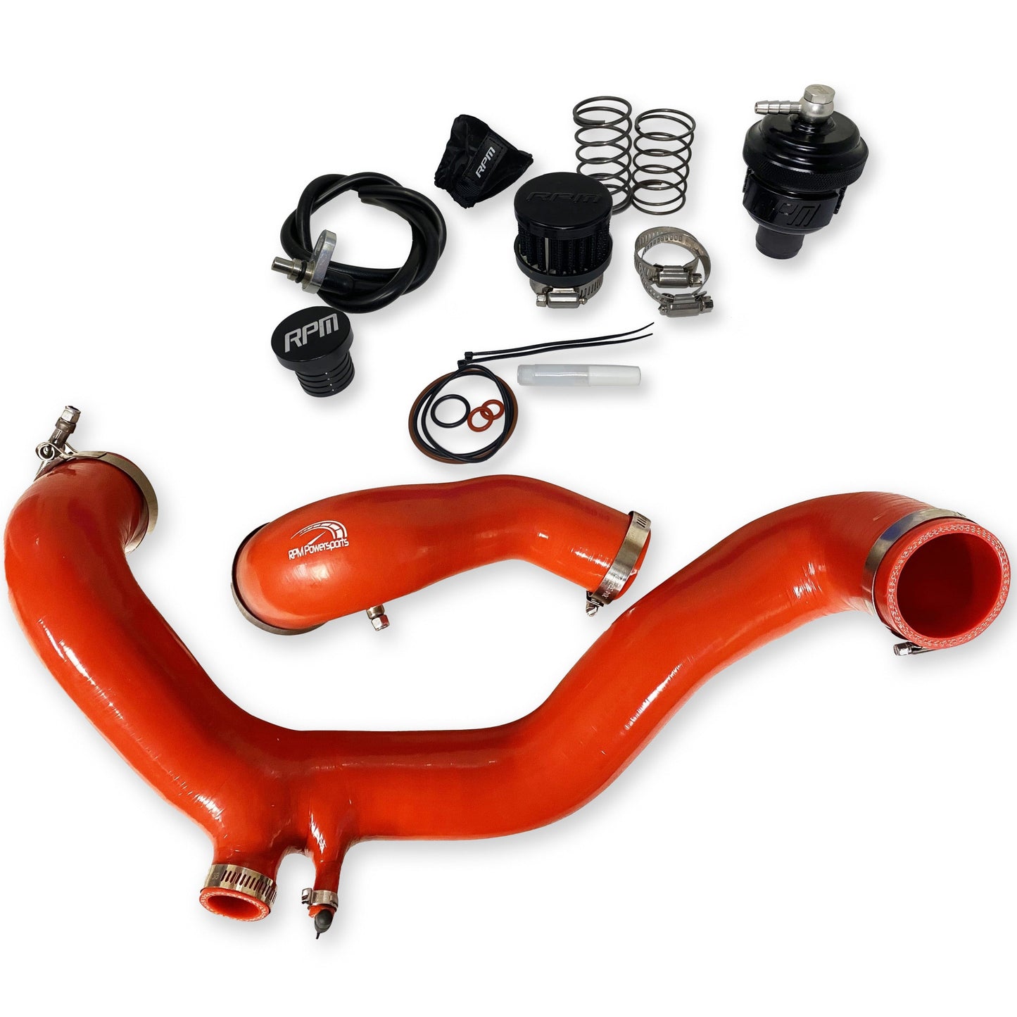 RPM-SxS Can Am Maverick X3 Full Silicone Charge Tubes Kit R & RR