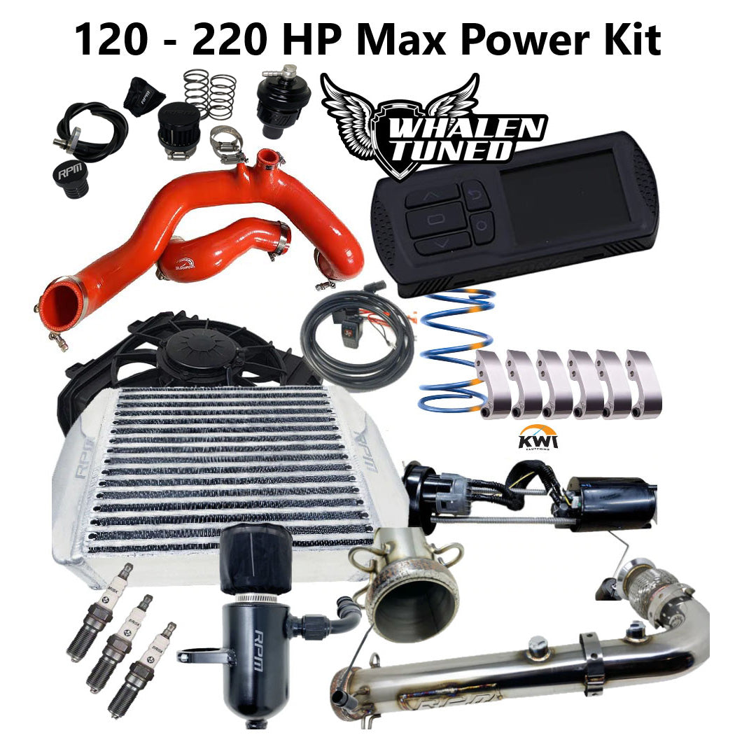 17-22 X3 120HP to 220HP Complete MAX POWER Upgrade Kit X3 Tuner+Intercooler+Exhaust+Clutch Kit & MORE