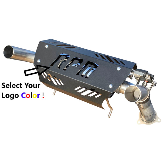 RPM SxS RZR XPT E-Valve Muffler - Dual Tip Captains Choice Exhaust- 2016-2023 XPT XP Turbo S