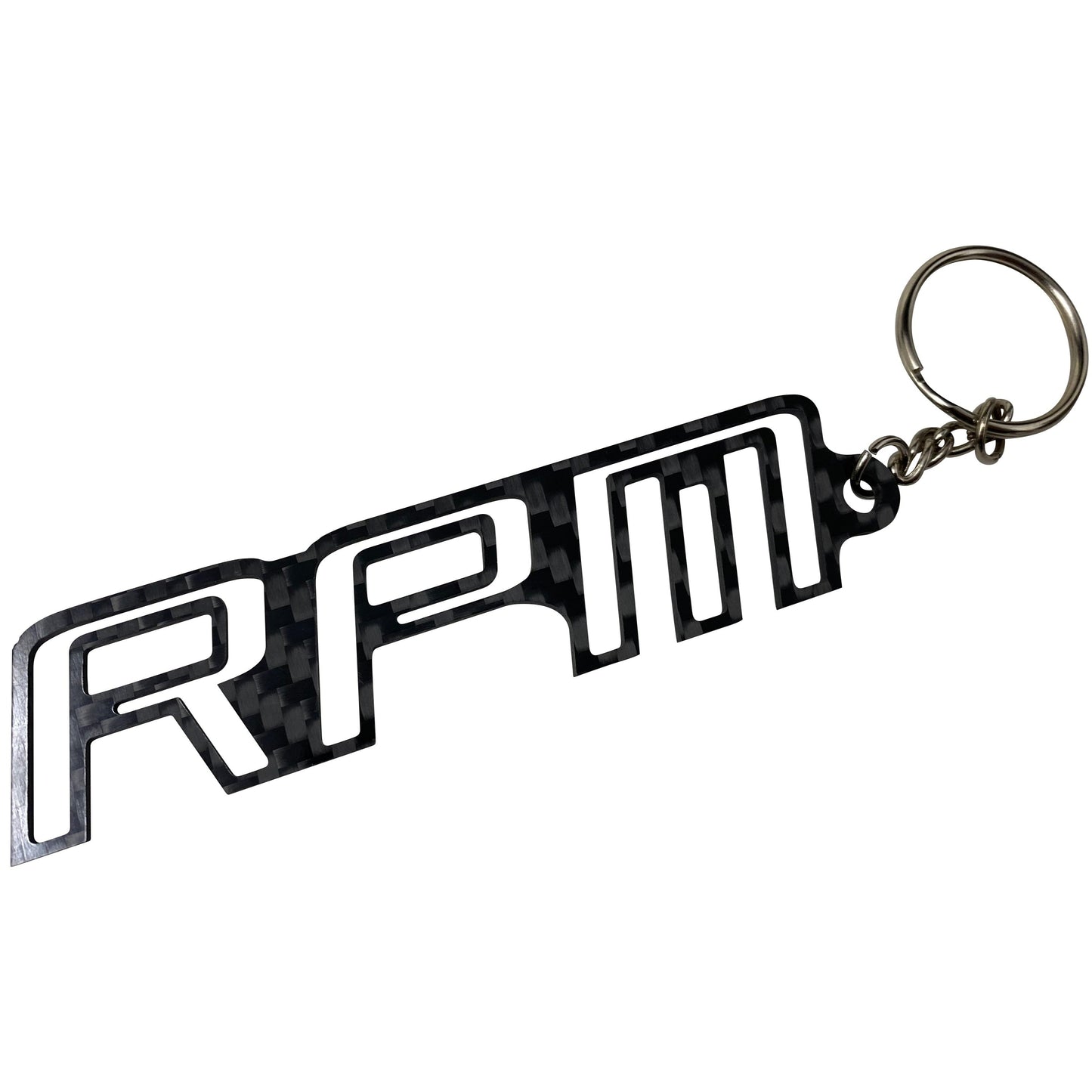 RPM Carbon Cutout KeyChain