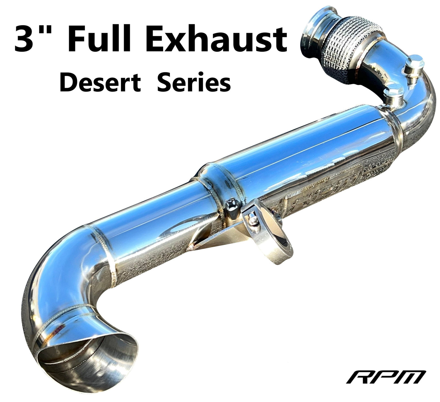 Can-Am X3 RPM Desert Series 3" Turbo Back Full Exhaust