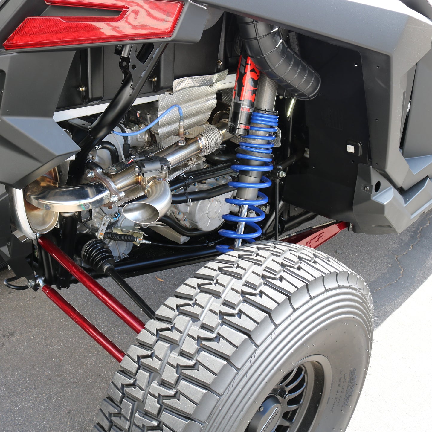 Polaris RZR XP Turbo Shocker Electric Side Dump Exhaust