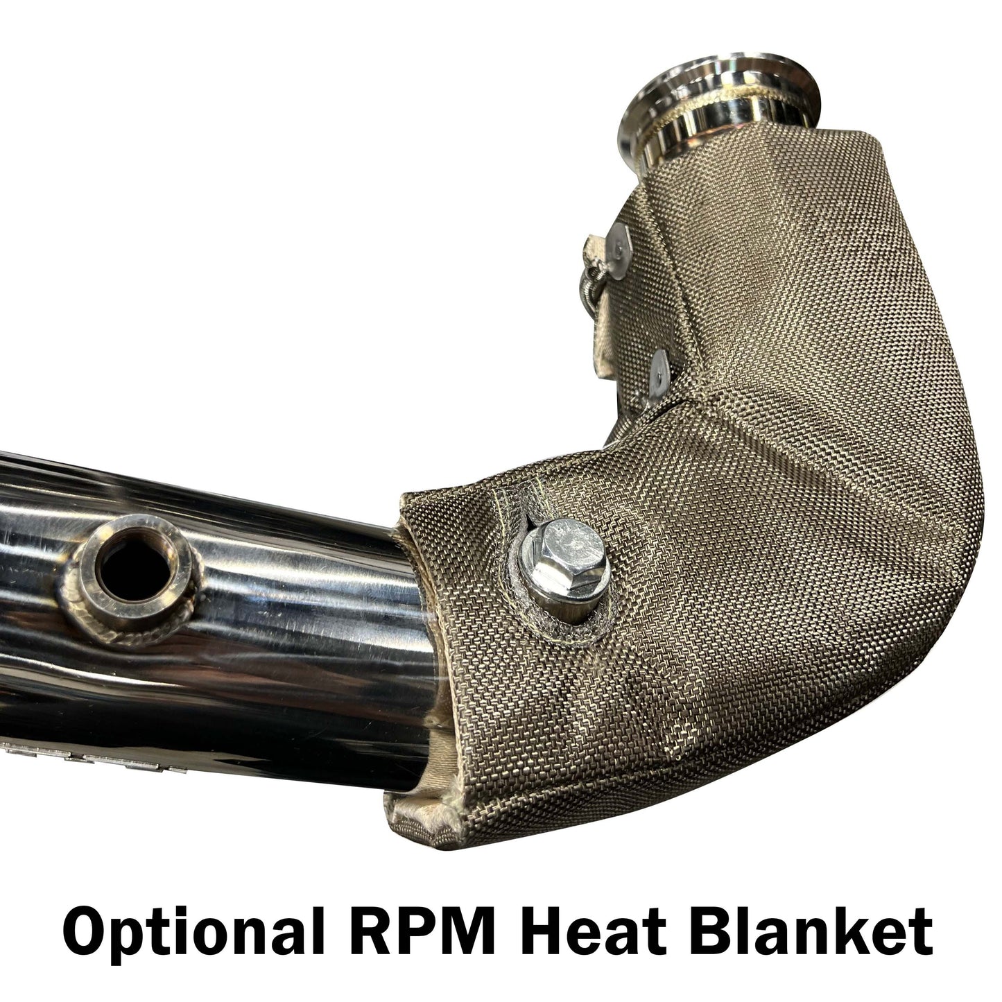 RPM-SxS X3 FULL 3" Exhaust Monster Core Muffler & Mid Pipe Can Am Maverick X3 Turbo, R, & RR 2017-2023